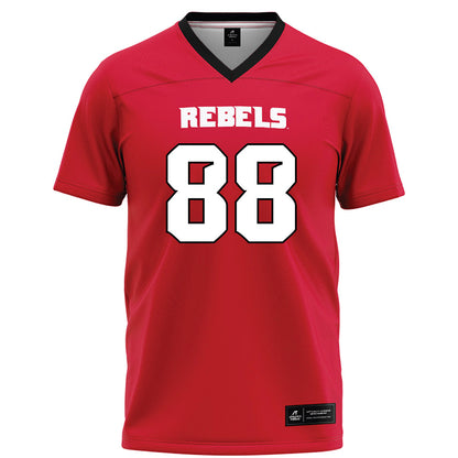 UNLV - NCAA Football : Velltray Jefferson - Red Football Jersey-0