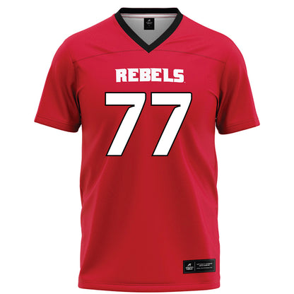 UNLV - NCAA Football : Daniel Hernandez - Red Football Jersey-0