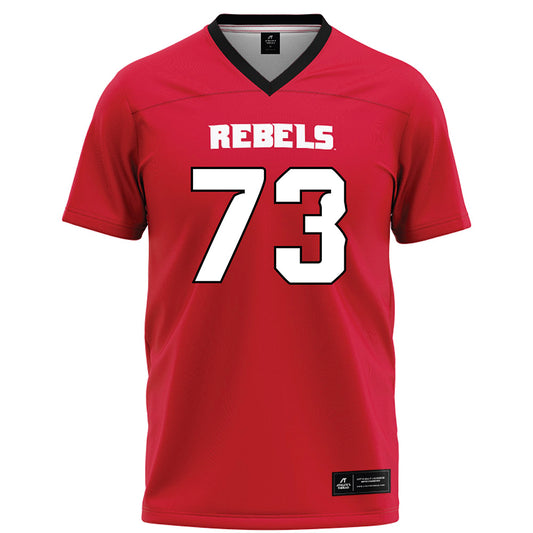 UNLV - NCAA Football : Tazia Jackson - Red Football Jersey-0