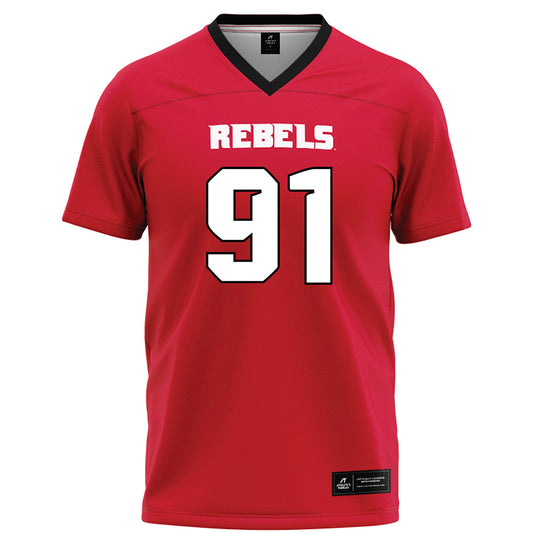 UNLV - NCAA Football : Elias Rudolph - Red Football Jersey-0