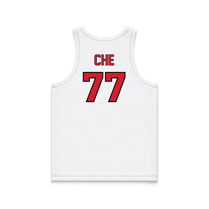 UNLV - NCAA Men's Basketball : Myles Che - White Basketball Jersey-1