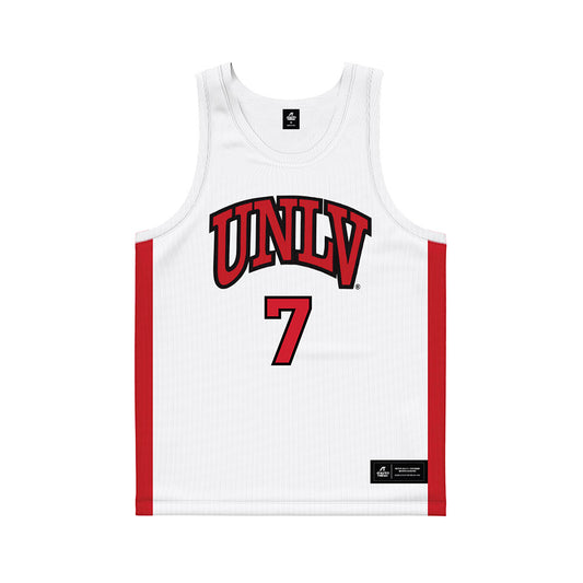 UNLV - NCAA Men's Basketball : Al Green - White Basketball Jersey-0