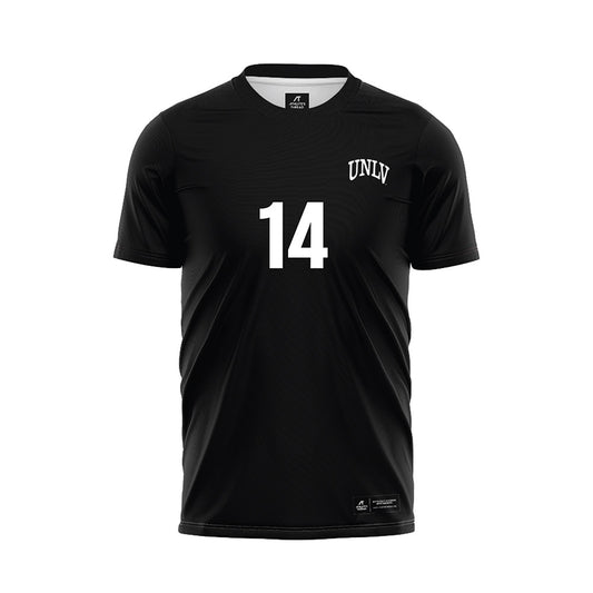 UNLV - NCAA Men's Soccer : Bryce Allred - Black Soccer Jersey-0