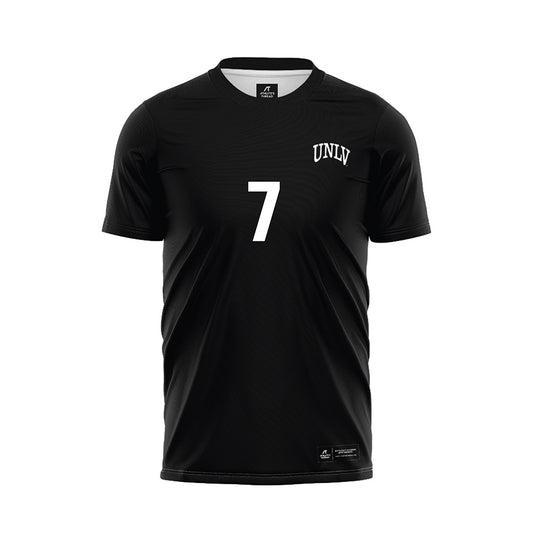 UNLV - NCAA Men's Soccer : Lucas Gelebart - Black Soccer Jersey-0