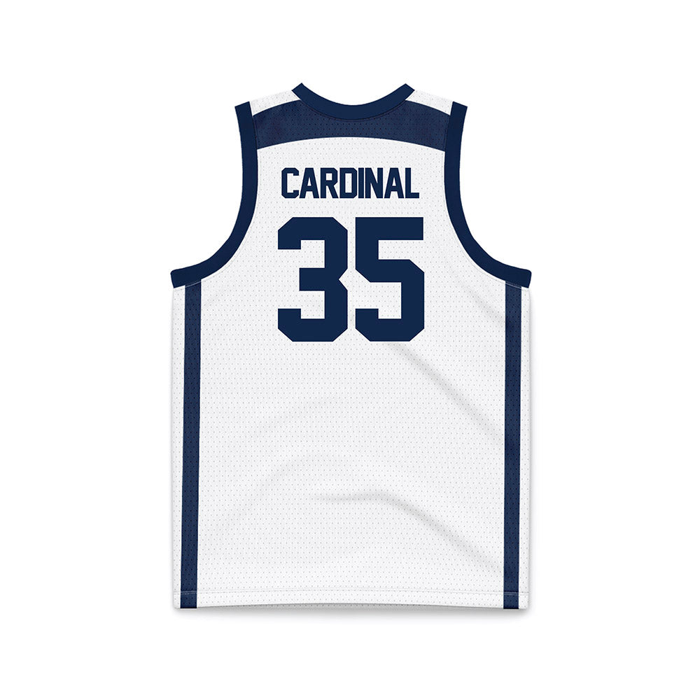 Butler - NCAA Men's Basketball : Bryson Cardinal - White Basketball Jersey-1