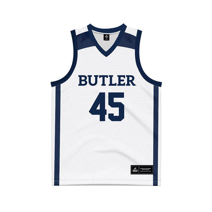 BU - NCAA Men's Basketball : Colt Langdon - White Basketball Jersey-0