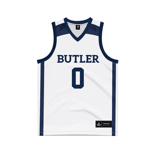 Butler - NCAA Men's Basketball : Jackson Keith - White Basketball Jersey-0
