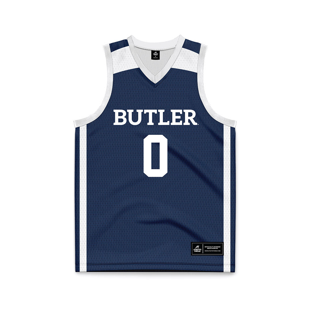 Butler - NCAA Men's Basketball : Jackson Keith - Navy Basketball Jersey-0