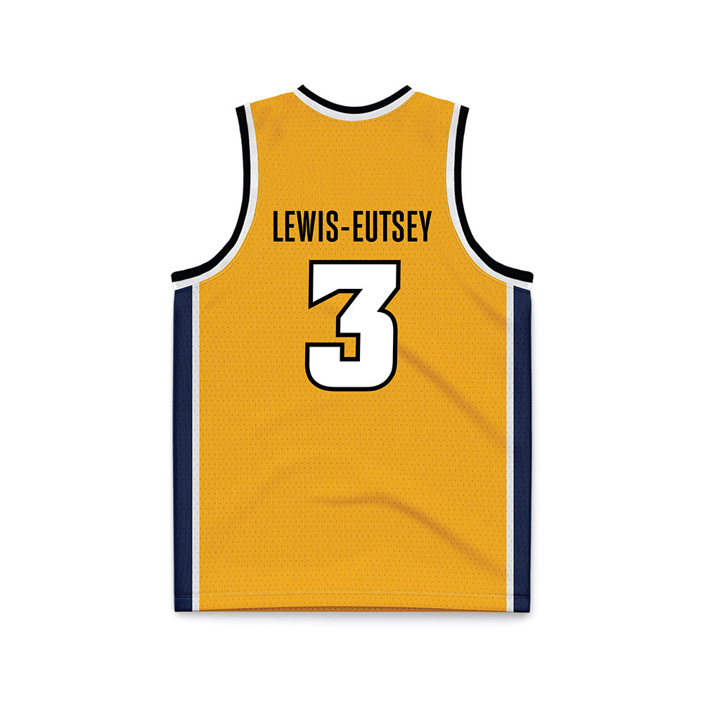 VCU - NCAA Women's Basketball : Timaya Lewis-Eutsey - Gold Basketball Jersey-1