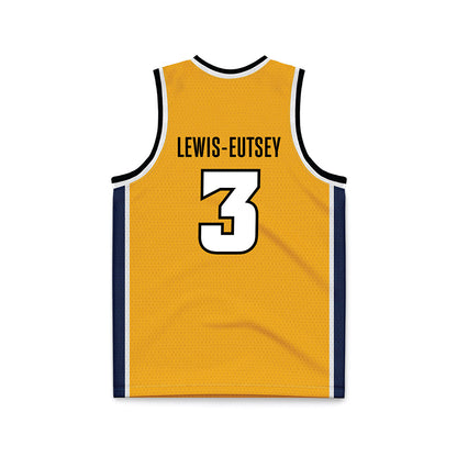 VCU - NCAA Women's Basketball : Timaya Lewis-Eutsey - Gold Basketball Jersey-1