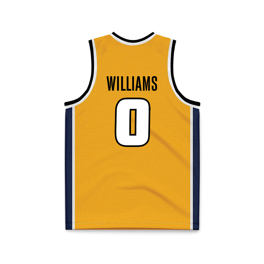 VCU - NCAA Women's Basketball : Tyrielle Williams - Gold Basketball Jersey-1