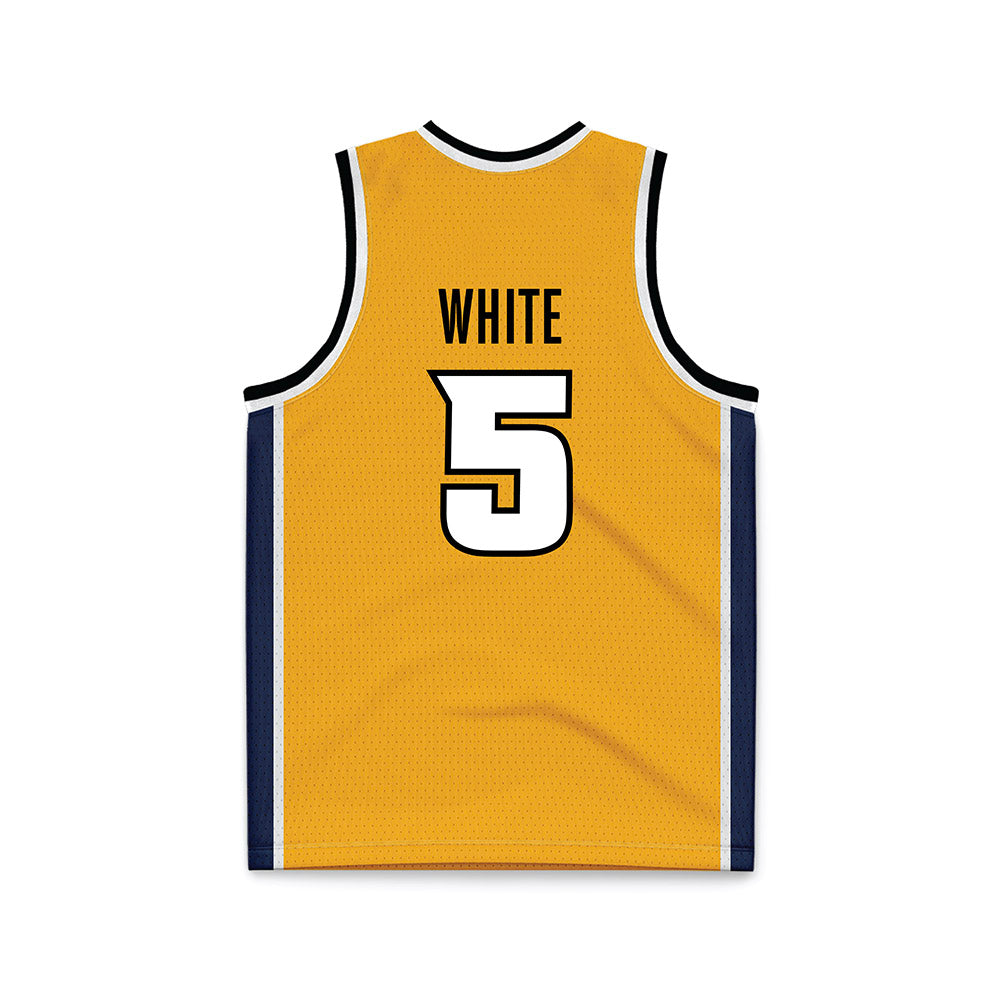VCU - NCAA Women's Basketball : Makennah White - Gold Basketball Jersey-1