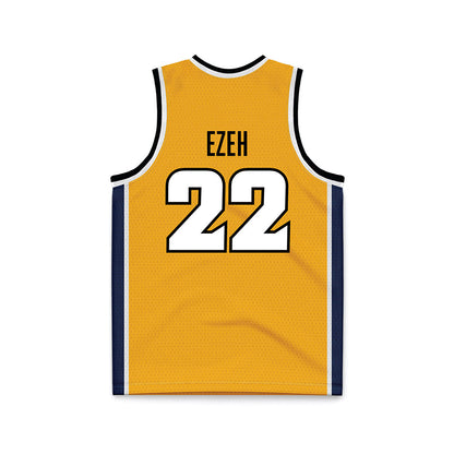 VCU - NCAA Women's Basketball : Jennifer Ezeh - Gold Basketball Jersey-1