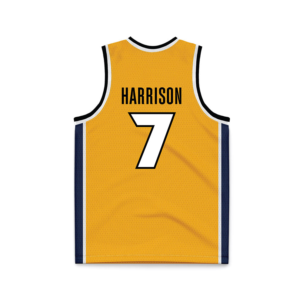 VCU - NCAA Women's Basketball : Mahaila Harrison - Gold Basketball Jersey-1