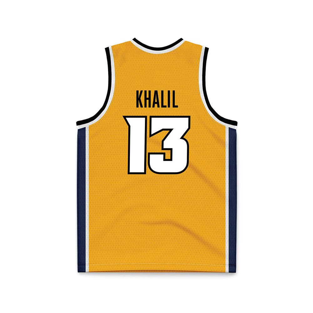 VCU - NCAA Women's Basketball : Zoli Khalil - Gold Basketball Jersey-1