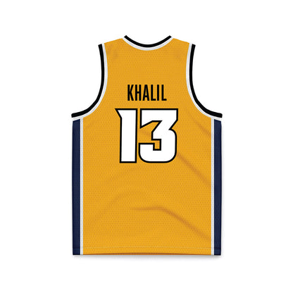 VCU - NCAA Women's Basketball : Zoli Khalil - Gold Basketball Jersey-1