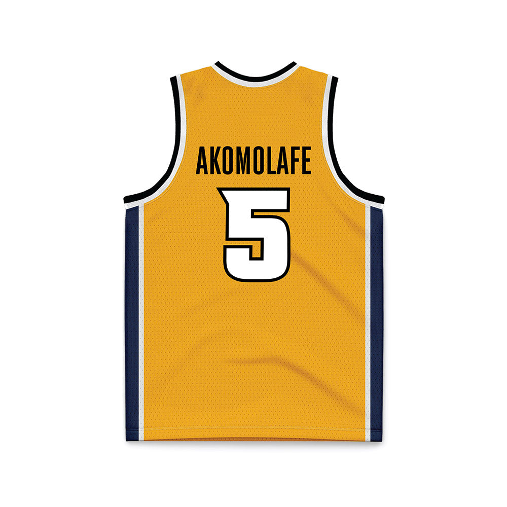 VCU - NCAA Women's Basketball : Adebukola Akomolafe - Gold Basketball Jersey-1