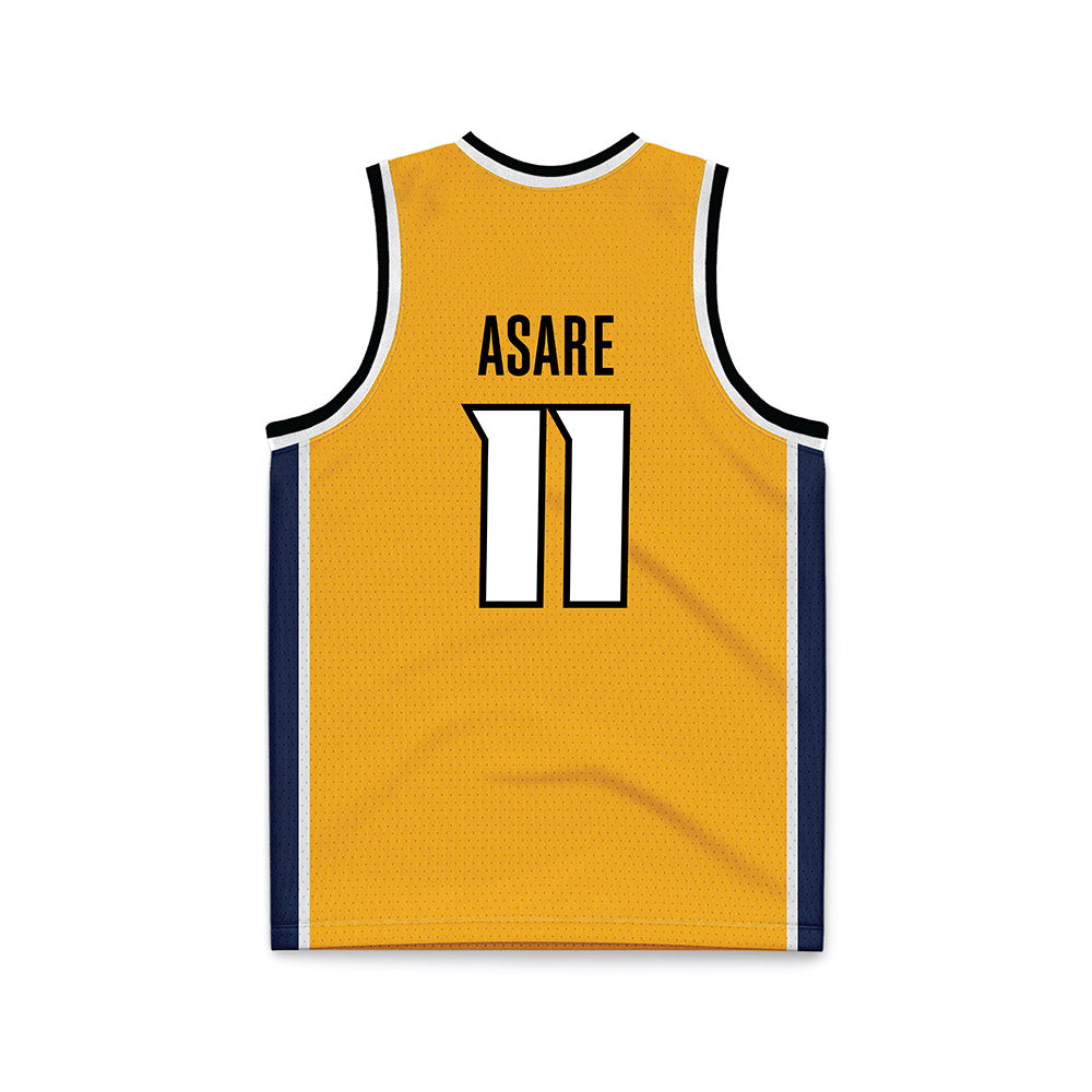 VCU - NCAA Women's Basketball : Mary-Anna Asare - Gold Basketball Jersey-1