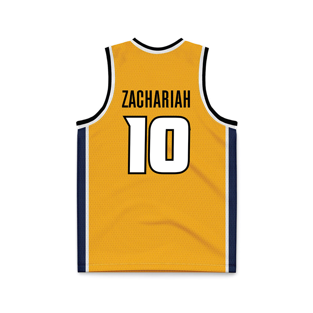 VCU - NCAA Women's Basketball : Ann Zachariah - Gold Basketball Jersey-1