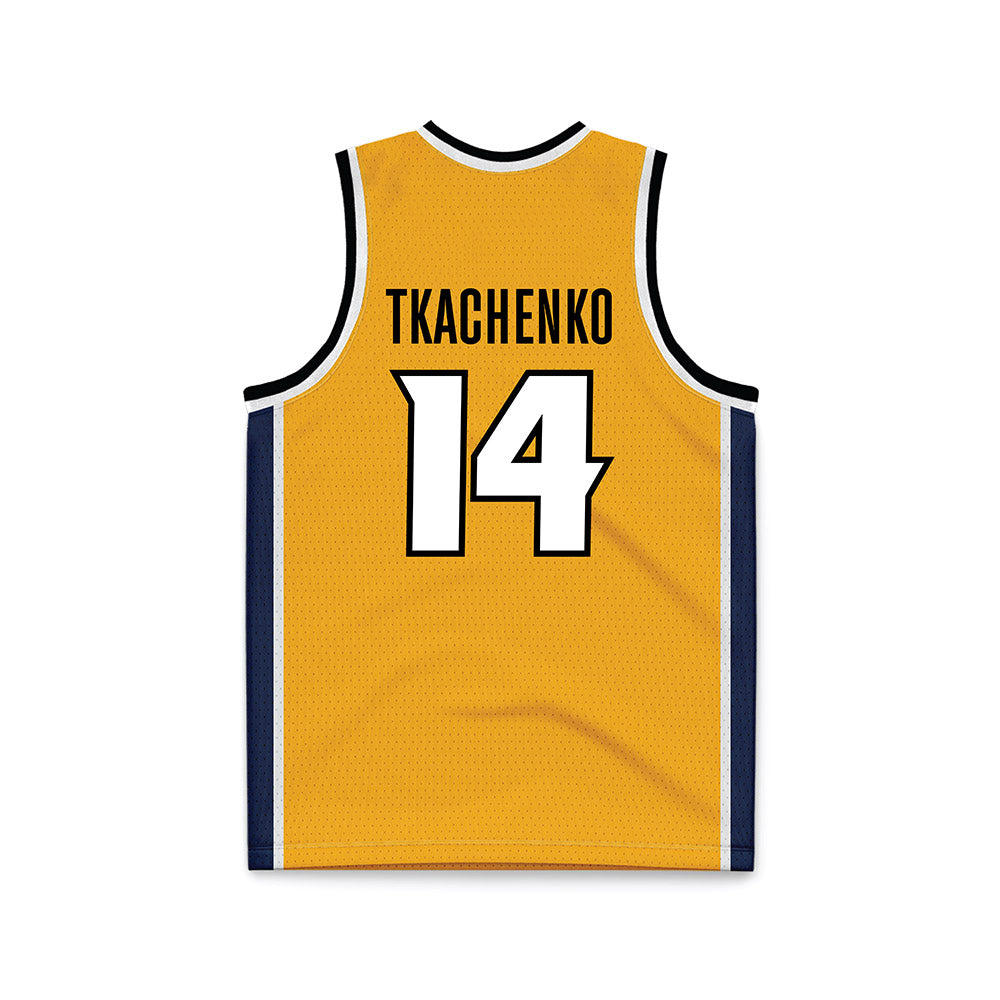VCU - NCAA Women's Basketball : Tetiana Tkachenko - Gold Basketball Jersey-1