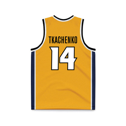 VCU - NCAA Women's Basketball : Tetiana Tkachenko - Gold Basketball Jersey-1