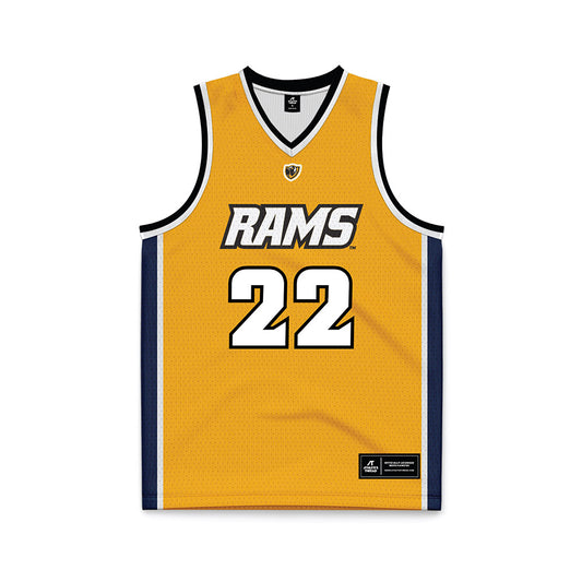 VCU - NCAA Women's Basketball : Laia Crespin Pastor - Gold Basketball Jersey-0