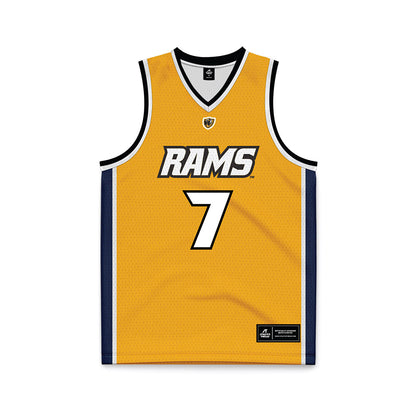 VCU - NCAA Women's Basketball : Mahaila Harrison - Gold Basketball Jersey-0