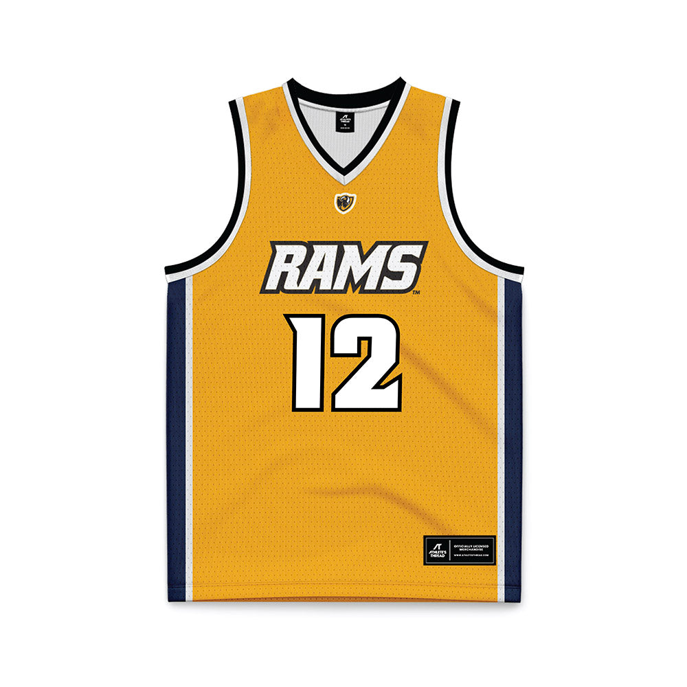 VCU - NCAA Women's Basketball : Patricia Augustin - Gold Basketball Jersey-0