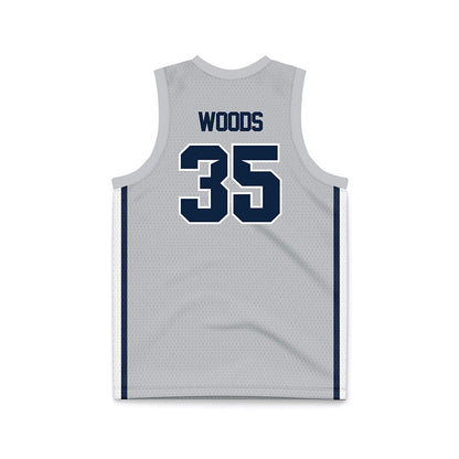 Samford - NCAA Women's Basketball : Alexis Woods - Grey Basketball Jersey