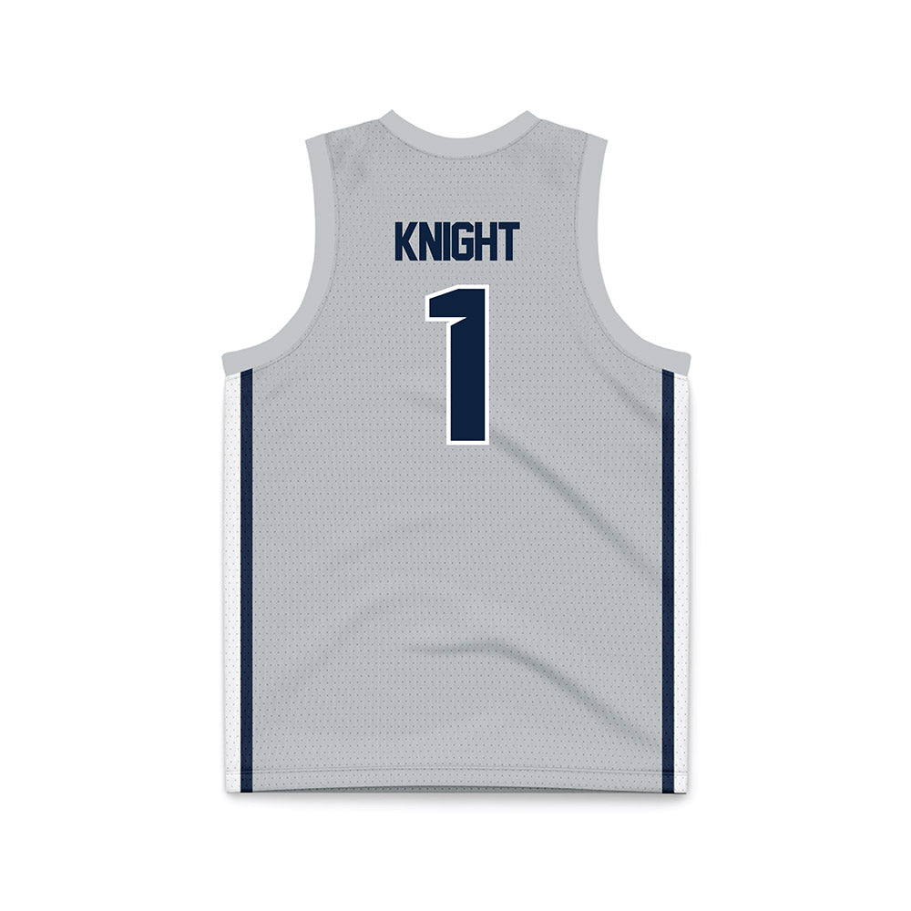 Samford - NCAA Women's Basketball : Jada Knight - Grey Basketball Jersey-1