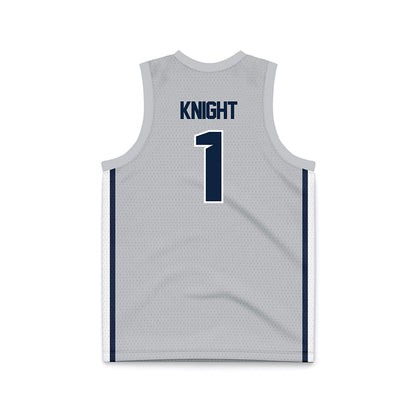 Samford - NCAA Women's Basketball : Jada Knight - Grey Basketball Jersey-1