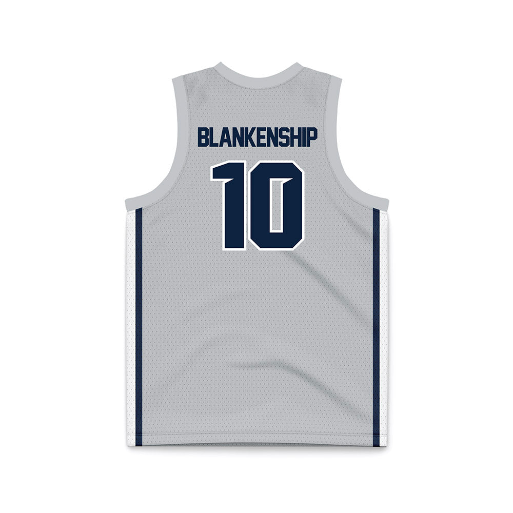 Samford - NCAA Women's Basketball : Aubrey Blankenship - Grey Basketball Jersey-1