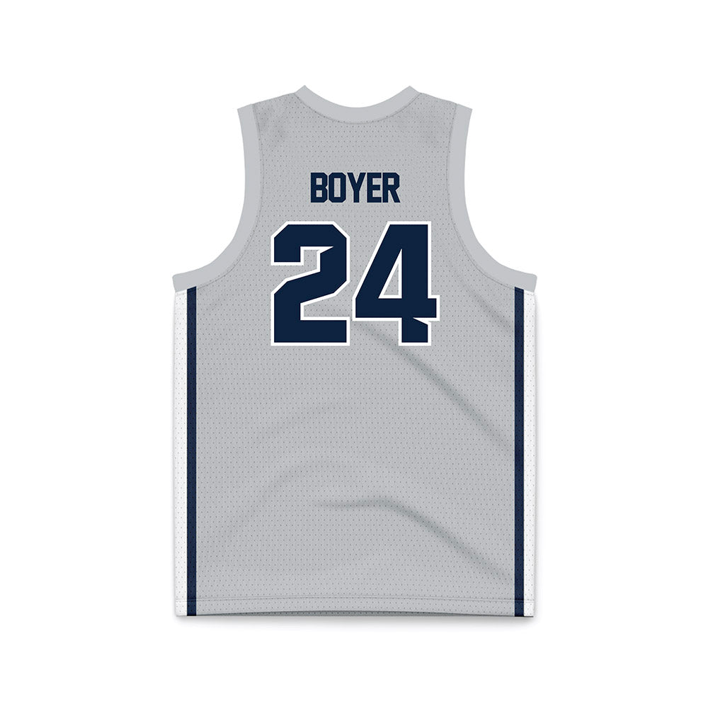 Samford - NCAA Men's Basketball : Brody Boyer - Grey Basketball Jersey