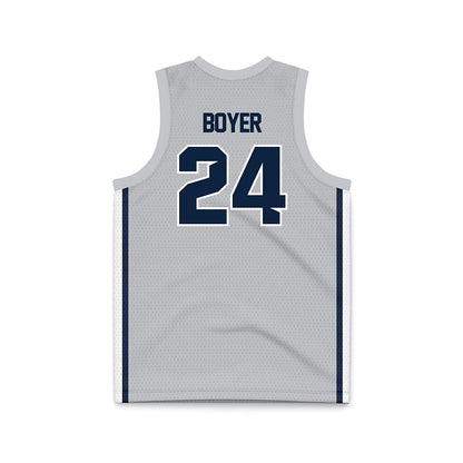 Samford - NCAA Men's Basketball : Brody Boyer - Grey Basketball Jersey