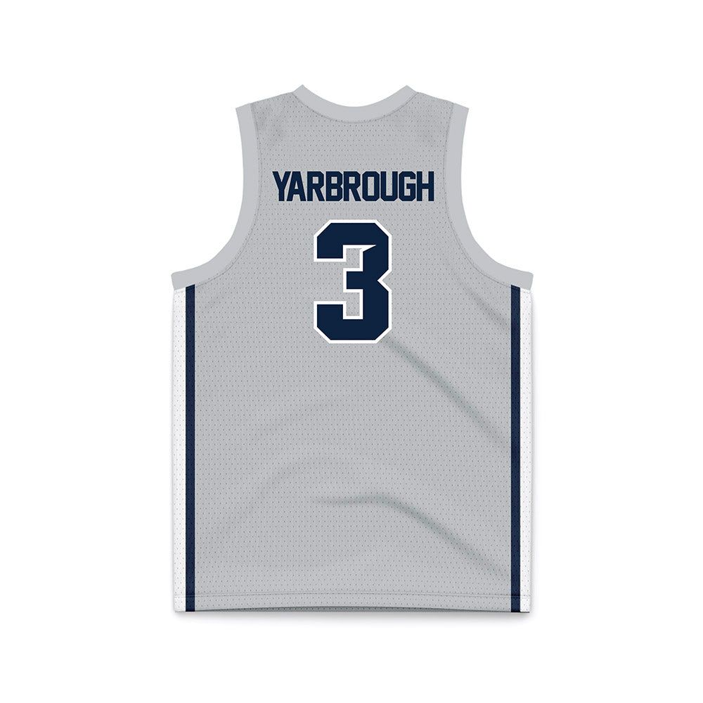 Samford - NCAA Women's Basketball : Kaylee Yarbrough - Grey Basketball Jersey-1