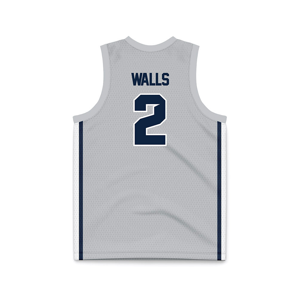 Samford - NCAA Men's Basketball : Lukas Walls - Grey Basketball Jersey