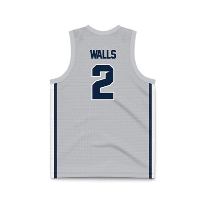 Samford - NCAA Men's Basketball : Lukas Walls - Grey Basketball Jersey