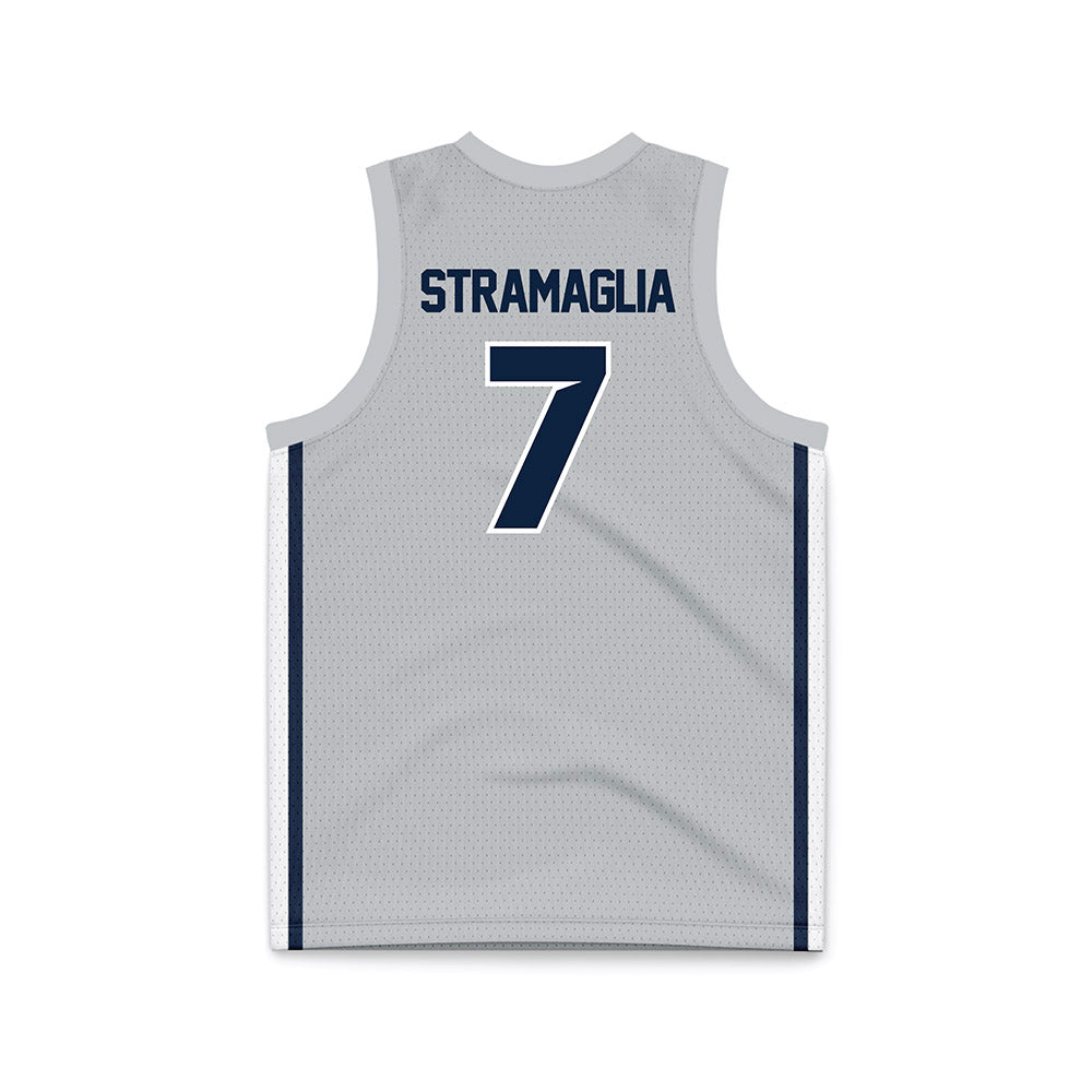 Samford - NCAA Men's Basketball : Paul Stramaglia - Grey Basketball Jersey