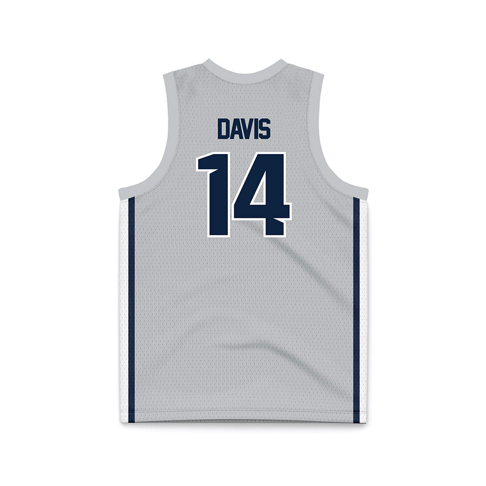 Samford - NCAA Men's Basketball : Brody Davis - Grey Basketball Jersey