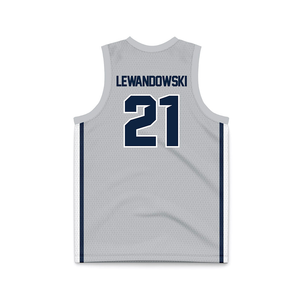 Samford - NCAA Women's Basketball : Kylee Lewandowski - Grey Basketball Jersey-1