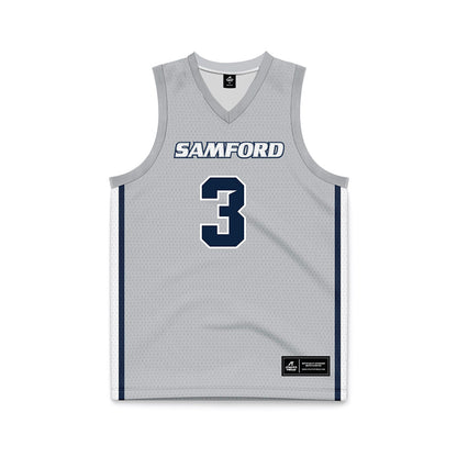 Samford - NCAA Women's Basketball : Kaylee Yarbrough - Grey Basketball Jersey-0