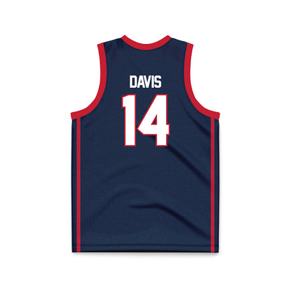 Samford - NCAA Men's Basketball : Brody Davis - Basketball Jersey