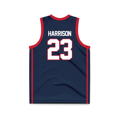 Samford - NCAA Men's Basketball : Caleb Harrison - Basketball Jersey