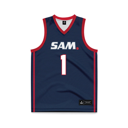 Samford - NCAA Men's Basketball : Joshua Holloway - Basketball Jersey