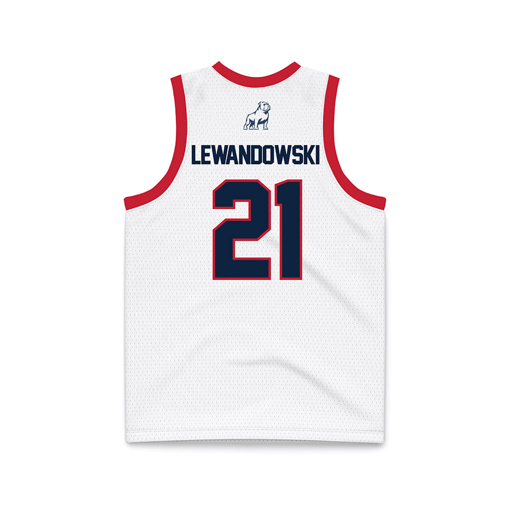 Samford - NCAA Women's Basketball : Kylee Lewandowski - White Basketball Jersey-1
