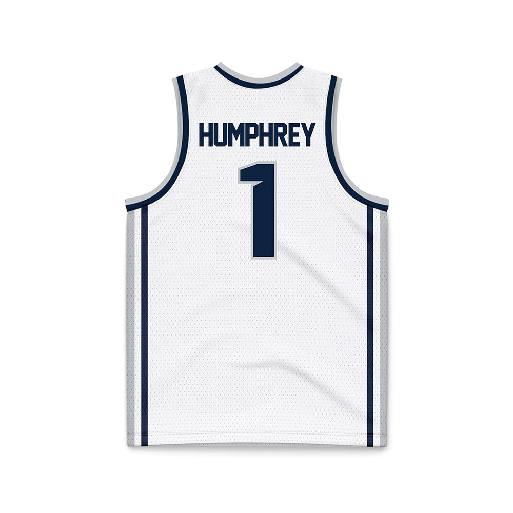 Samford - NCAA Men's Basketball : DaJion Humphrey - White Basketball Jersey-1