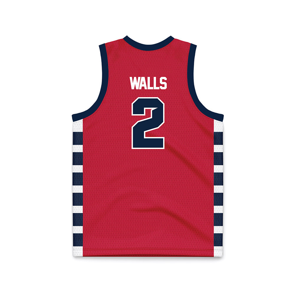 Samford - NCAA Men's Basketball : Lukas Walls - Red Basketball Jersey