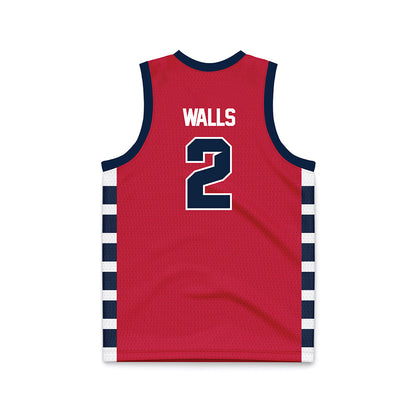 Samford - NCAA Men's Basketball : Lukas Walls - Red Basketball Jersey