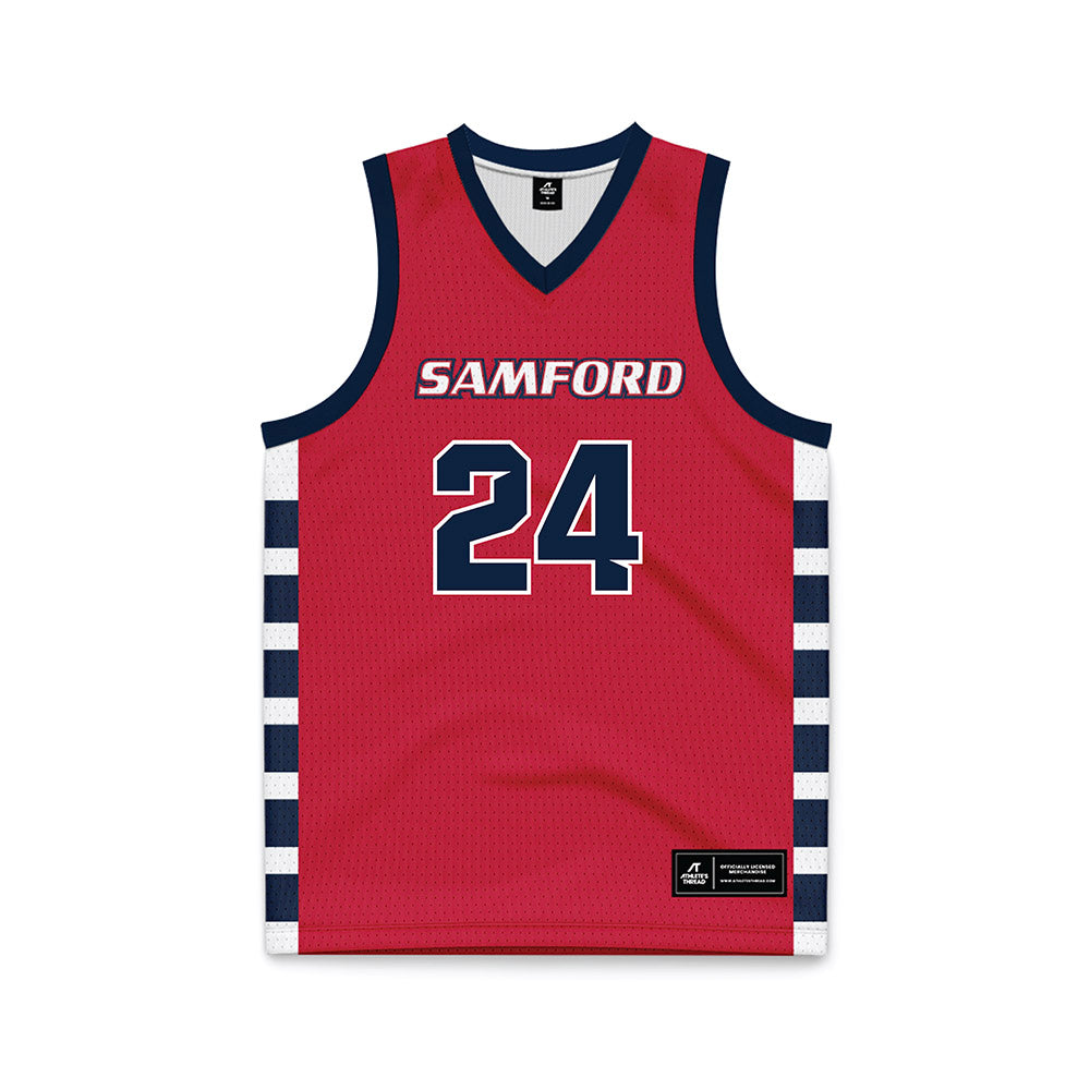 Samford - NCAA Men's Basketball : Brody Boyer - Red Basketball Jersey