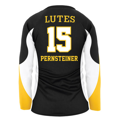 PLU - NCAA Women's Volleyball : Julissa Pernsteiner - Black Volleyball Jersey